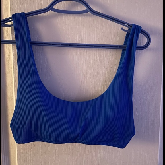 Aerie Ribbed Scoop Neck Bikini Top - Picture 2 of 4